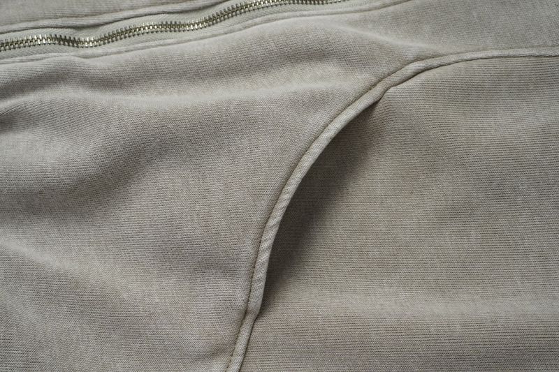 Aerin Washed Seam Zip Hoodi