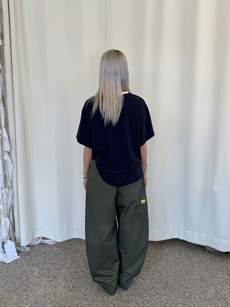JOURNAL DOUBLE KNEE PANTS - OLIVE