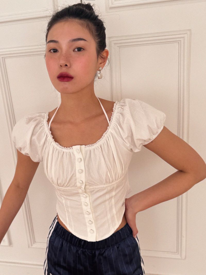 INSEOWL(インサウル)の「BETTY BLOUSE - IVORY(Tops)」