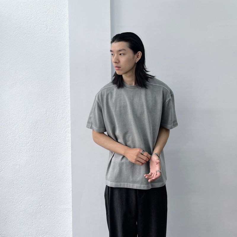 Cloud Grey Relaxed Tee
