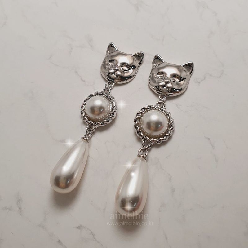Melbie The Cat Series - The Elegance Piercing (Silver ver.)