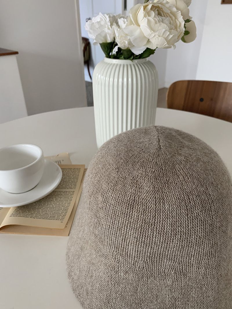 ASCLO Wool Simple Bucket Hat (6color)