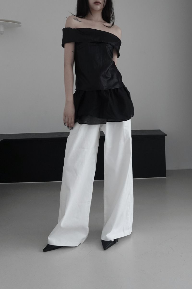 glow off shoulder top (2color)