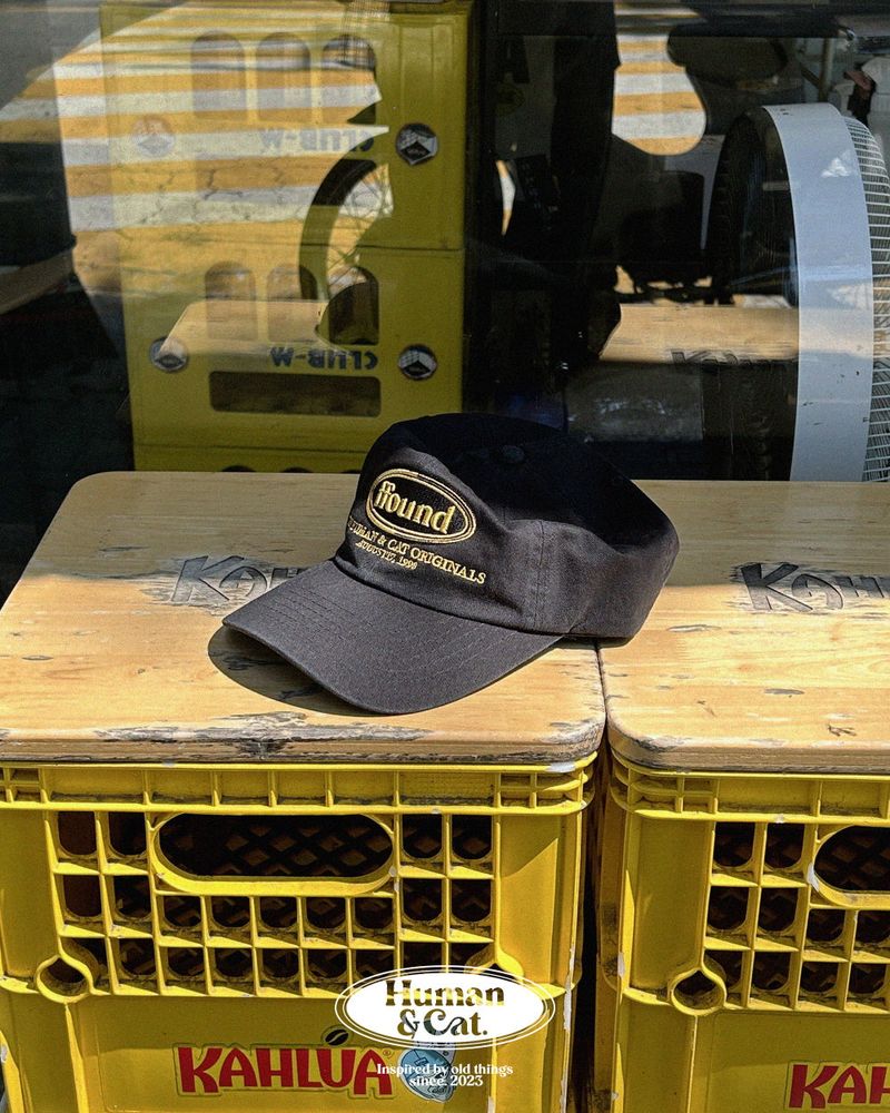 FFOUND WASHED VINTAGE BALL CAP / BLACK