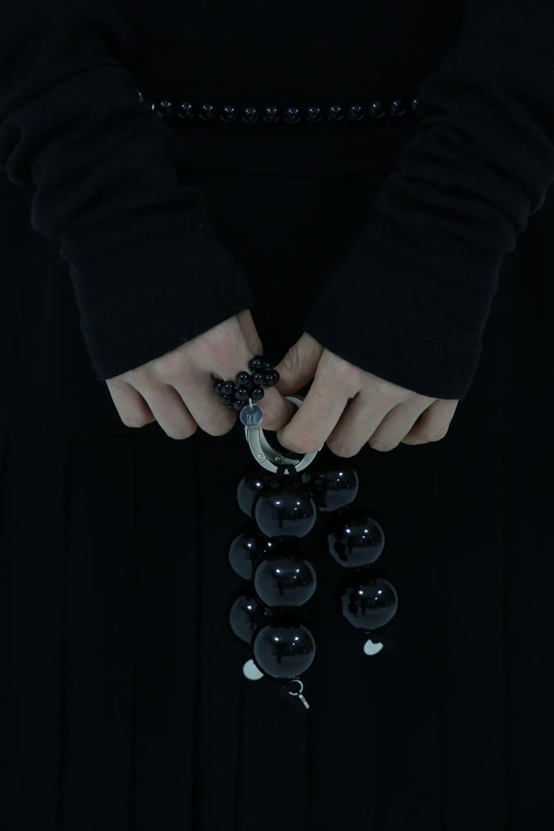 NOUS SELECT（ヌーセレクト）の「ボールド ループ キーリング ブラック（アクセサリー）」