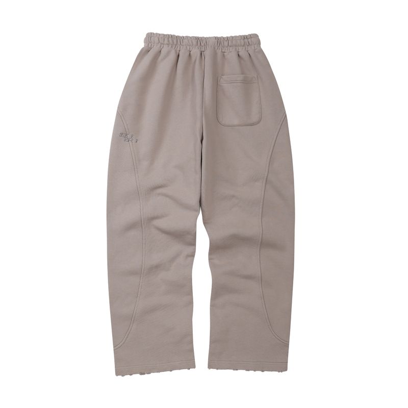 Side surfboard damage washing sweat pants (ash grey)