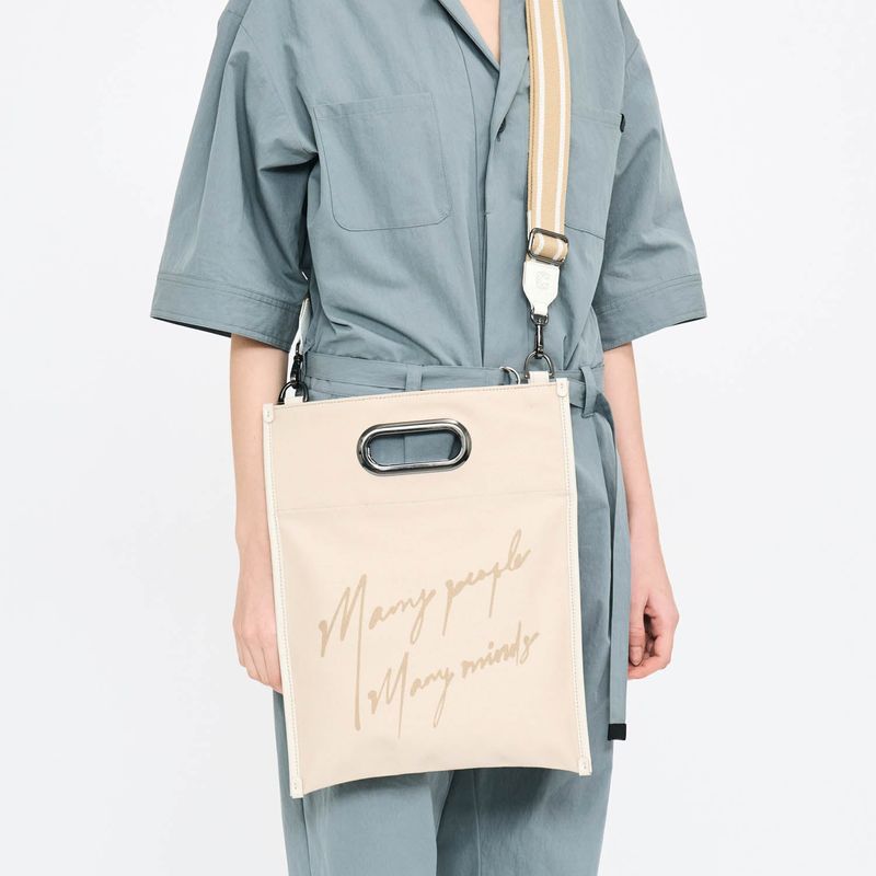 Organic Cotton x Apple Leather Record Bag