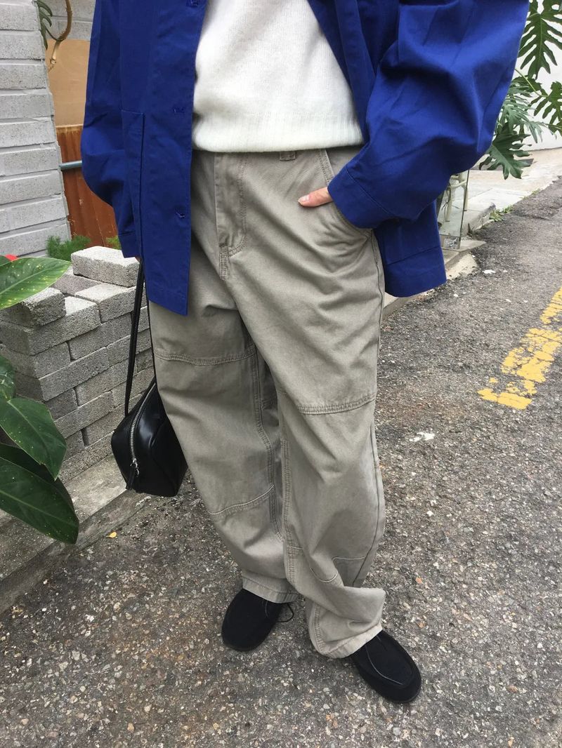 Patina panel pants (3color)
