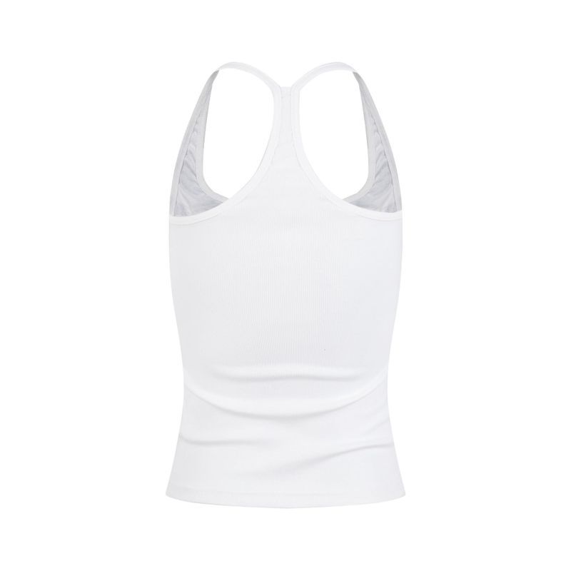 Sena Grunge Stud Print Slim Tank Top