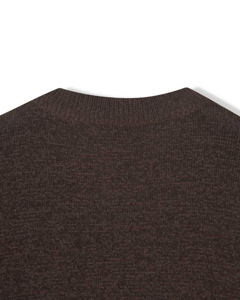 Seron V-Neck Patch Knit