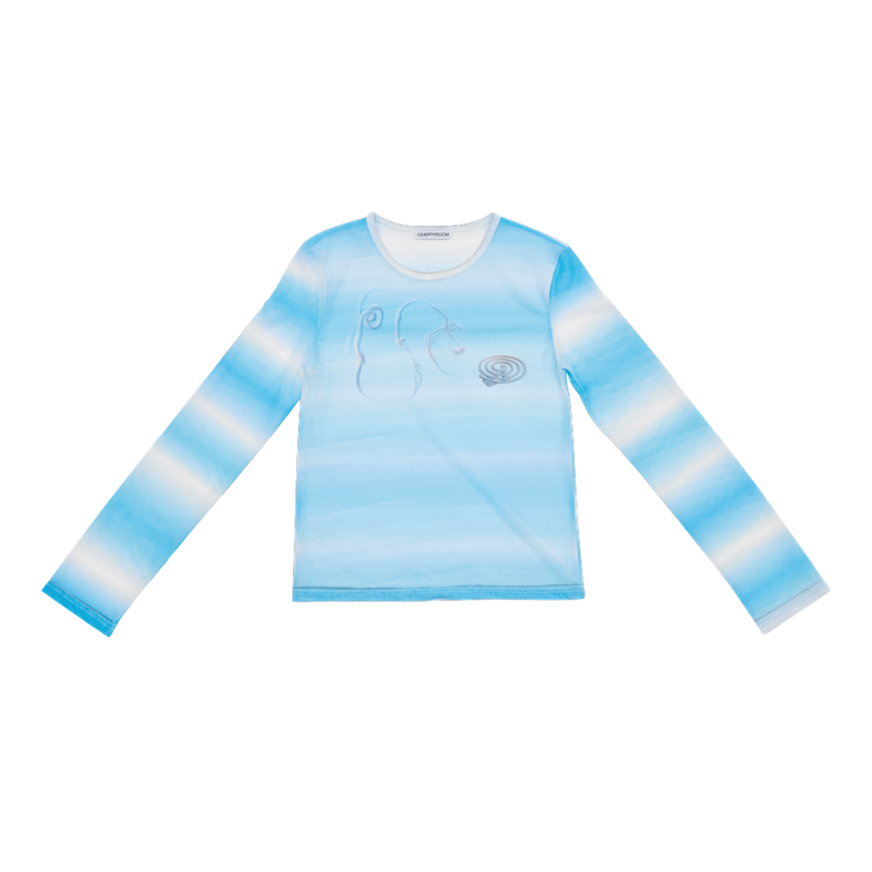CRAPPYROOM(クラッピールーム)の「KILLING MOSQUITO MESH TOP (BLUE)(Tops)」