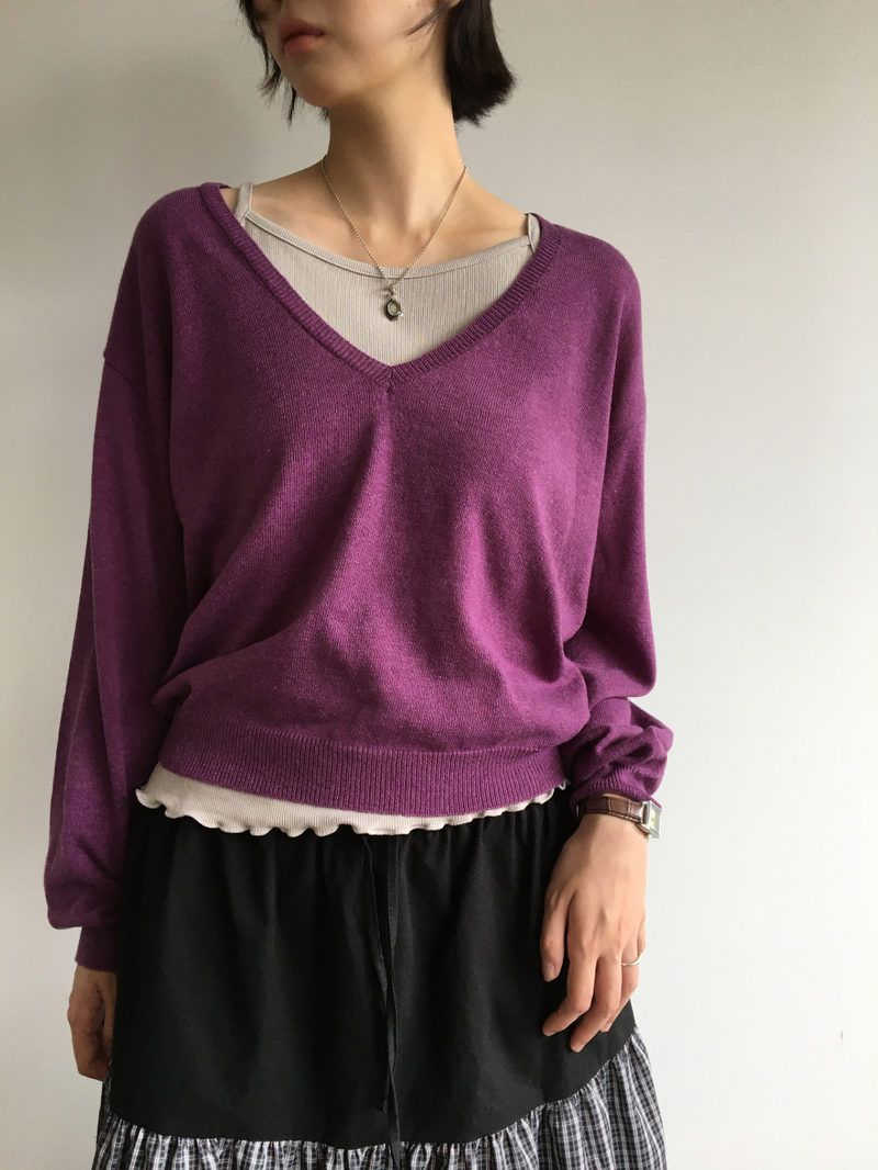 Maeve V-neck Knit (5color)