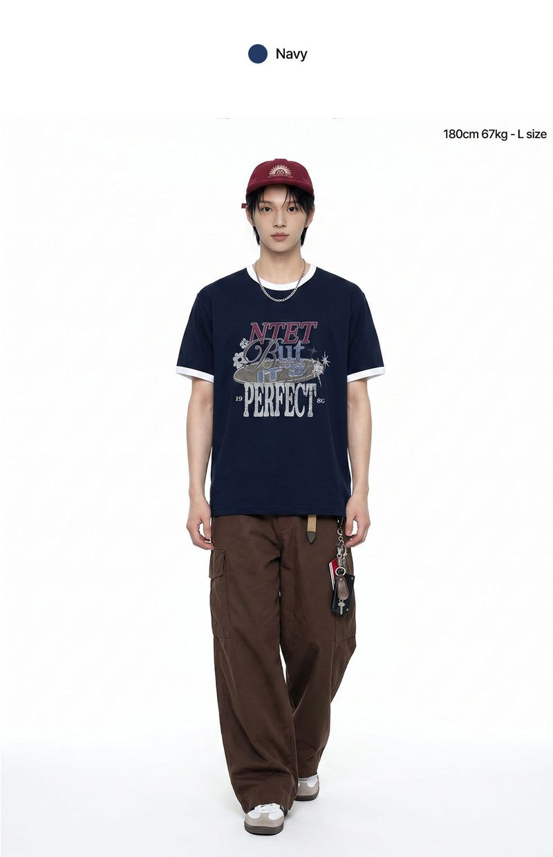 its perfect overfit ringer t-shirt (3color)