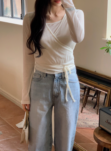 ML Soft Wrap Long Sleeve T-shirt (5color)