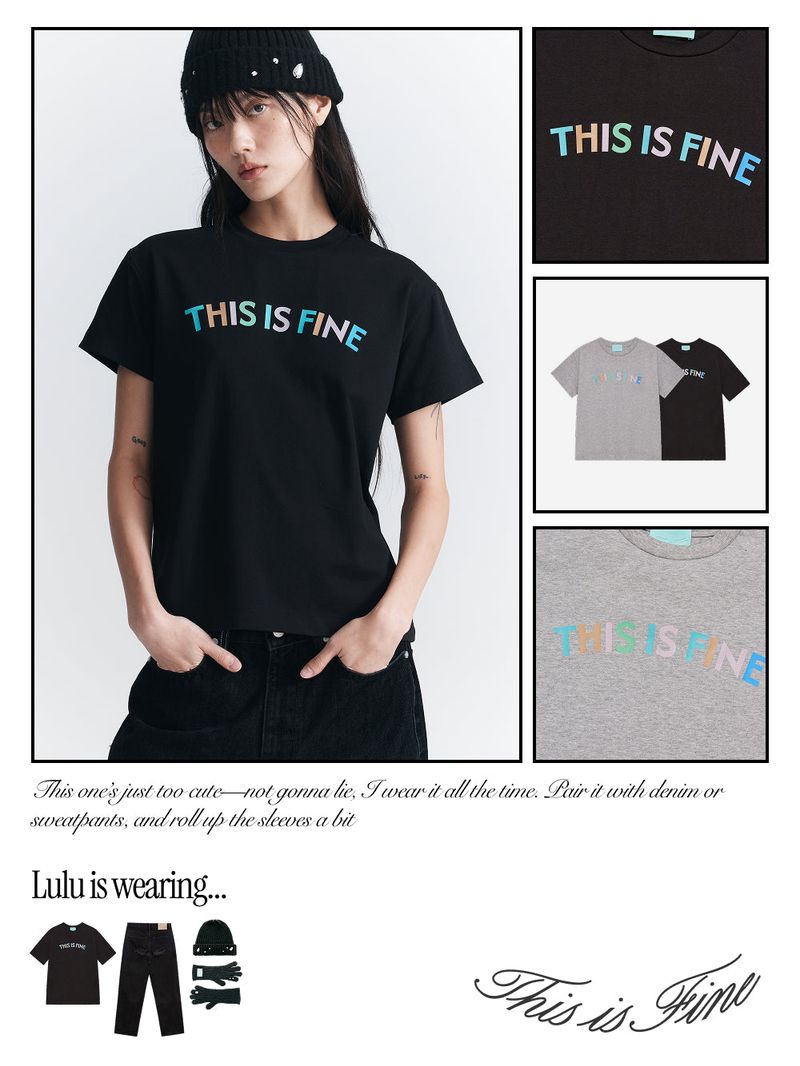 Multi Color Logo Tee