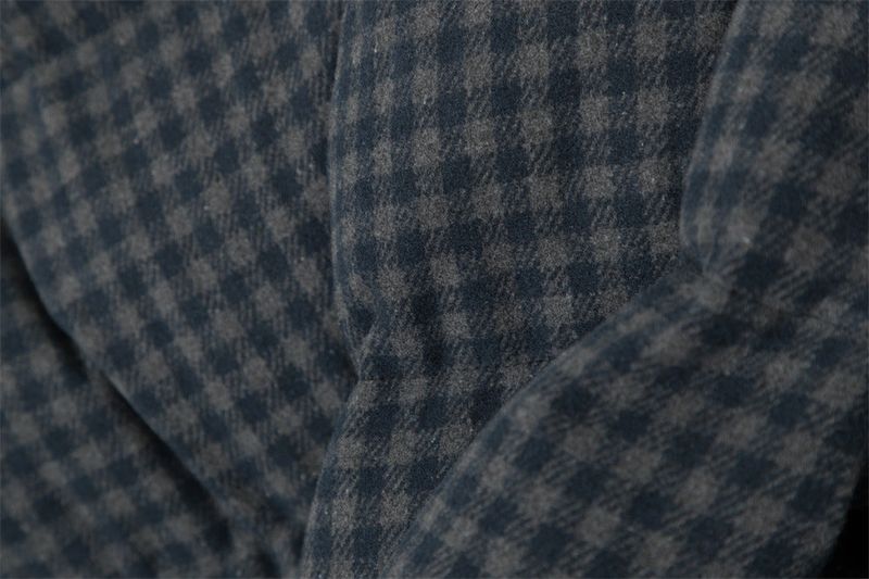 Monet Check Fur Short Puffer 233617807