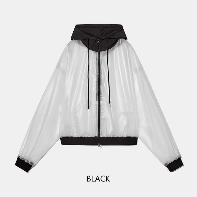 Uno Plastic Zip Up Jumper (2color)