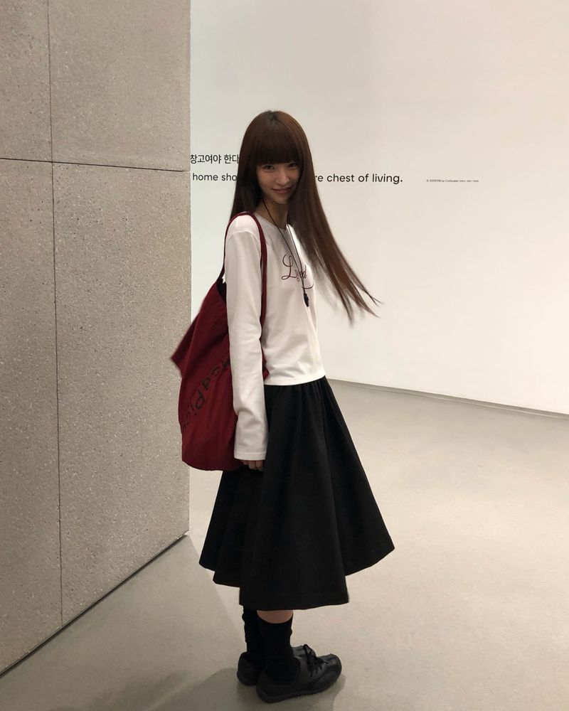 [ORIGINAL] Paper Lettering Long-Sleeve T-Shirt