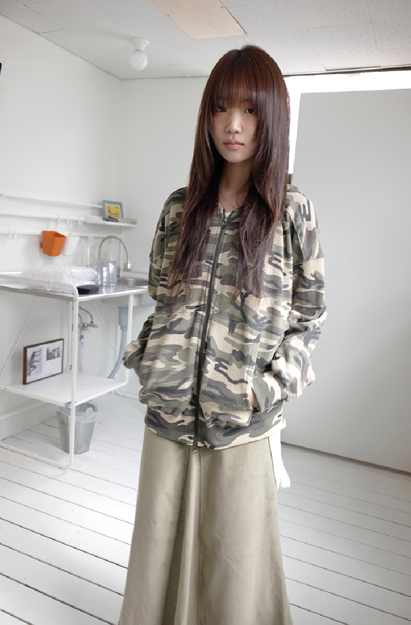 maxi corduroy skirt (2c)