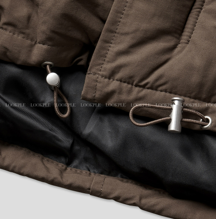 Burnley Curve String Hooded Padding