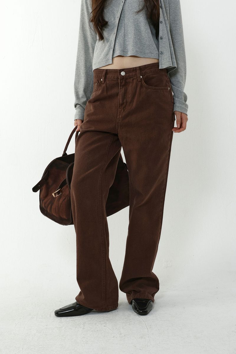 BROWNIE COTTON JEAN_BROWN