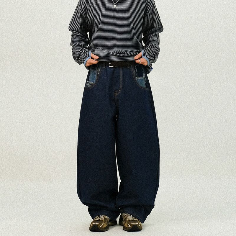 SEMIKAJI（セミカジ）の「DEE Patch Pocket Point Selvage Denim（Pants）」