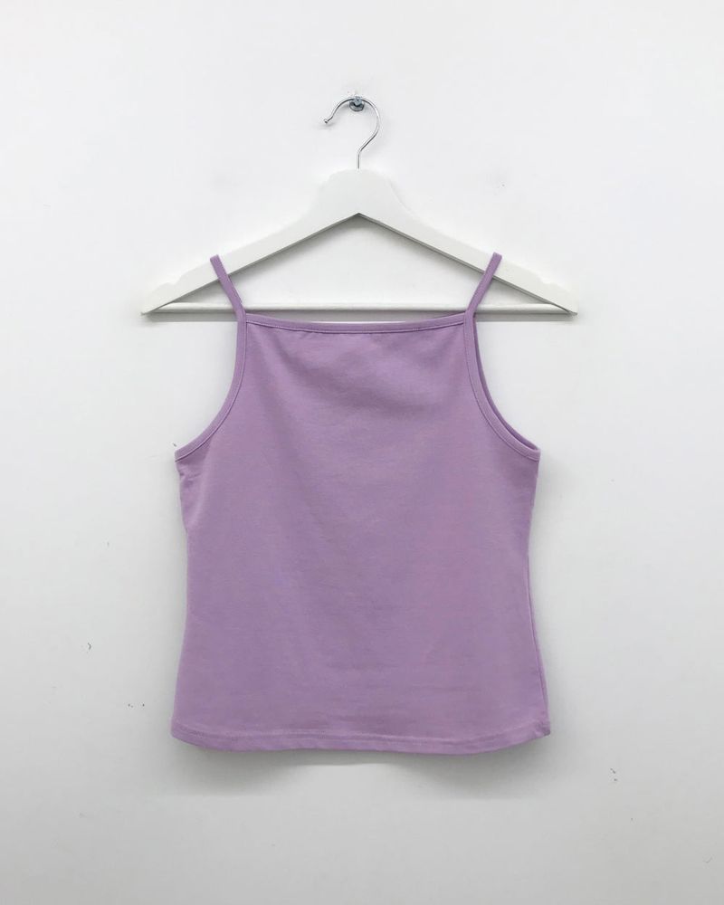 Kua square neck sleeveless top (6color)
