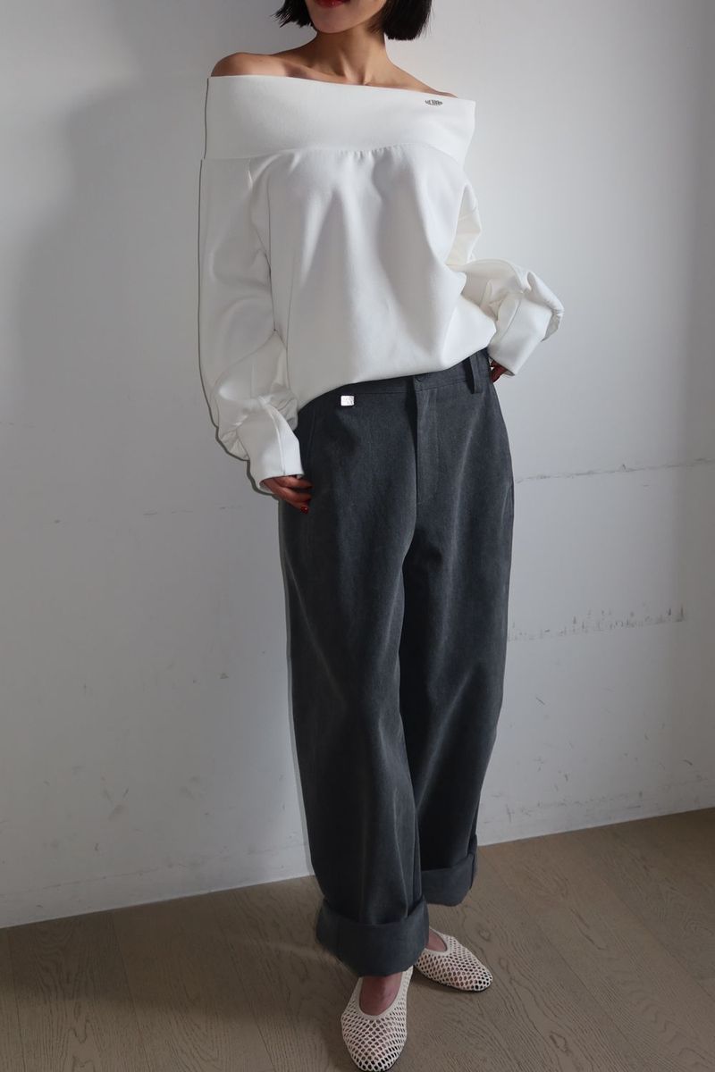 Loventina（ラヴェンティナ）の「COTTON WONDER PANTS_CHARCOAL（Pants）」