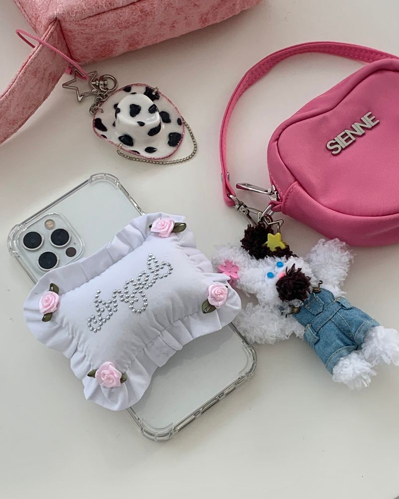 【MADE】 Rose frill pillow (tok/keyring)