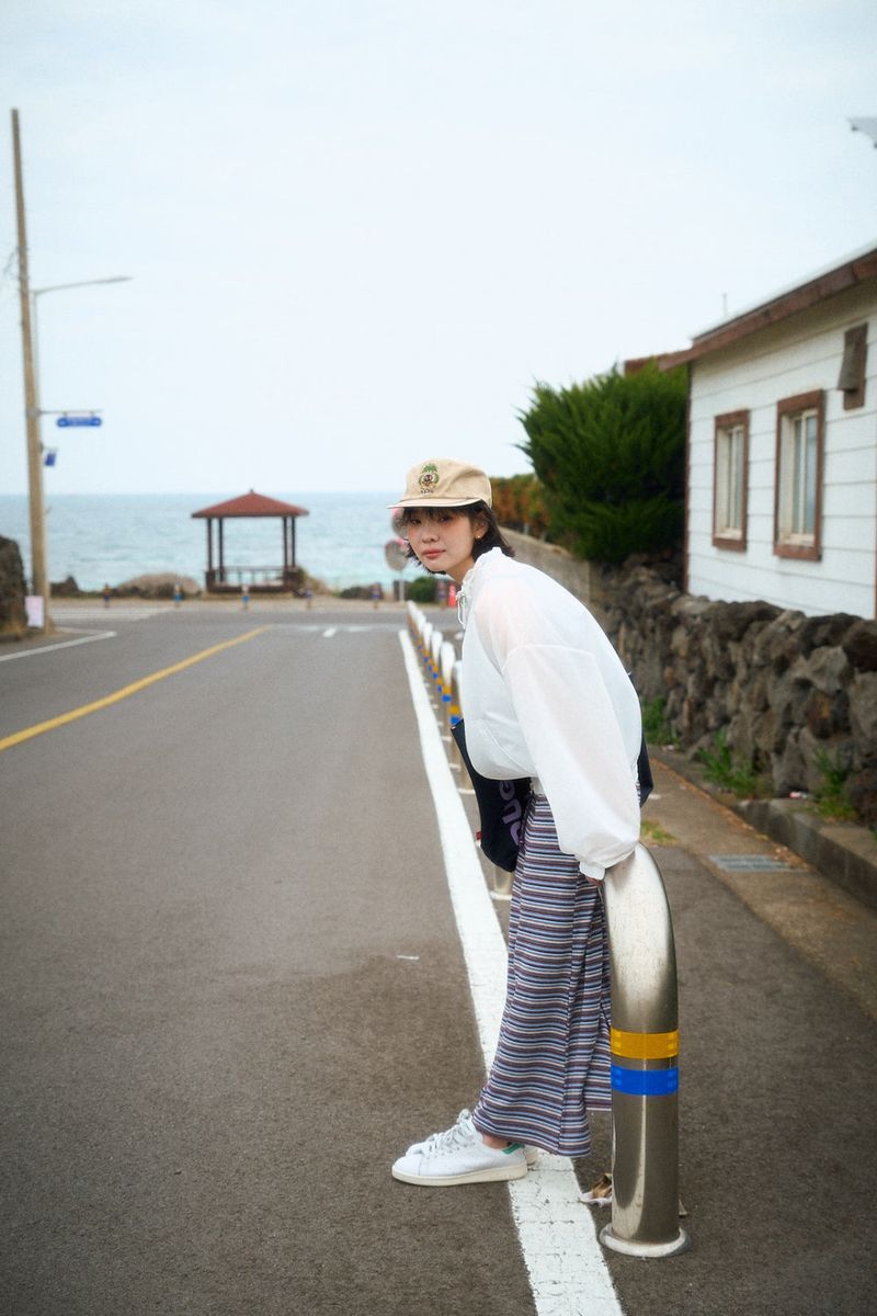 YWD STRIPE SKIRT (2color)