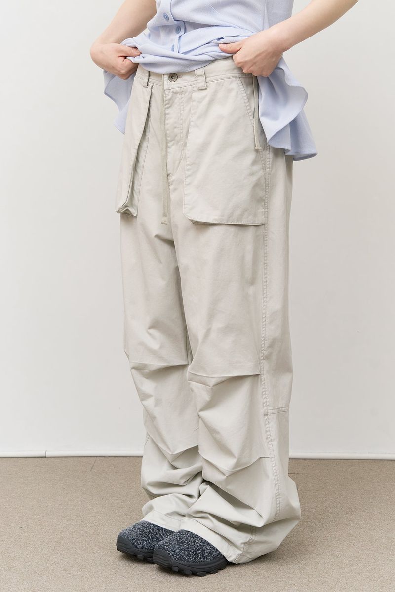 Red Fatigue Pocket Pants