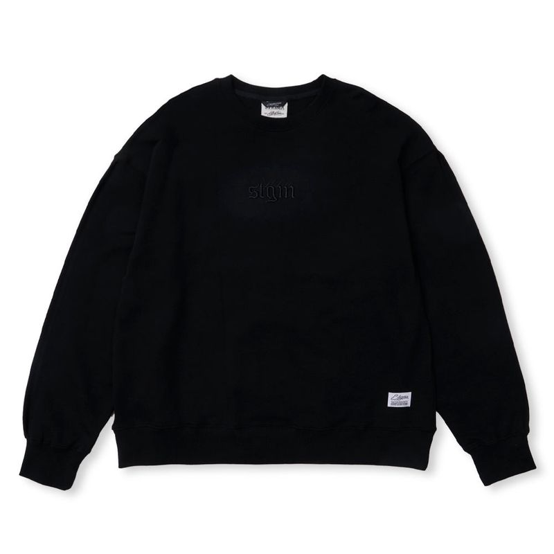 ML CREWNECK BLACK / WHITE