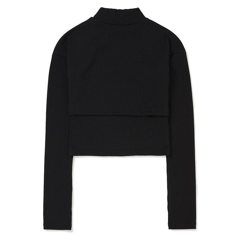 レイヤードラップボレロセット / Layered Wrap Bolero Set [BLACK]