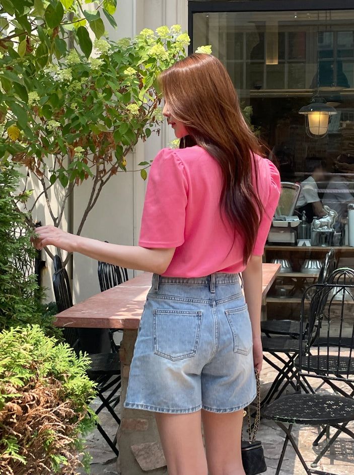 Hazel Puff Short-Sleeve T-Shirt