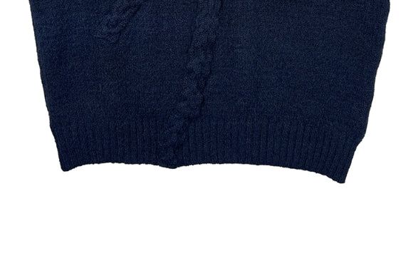 Megan Ribbon Overfit Round Knit