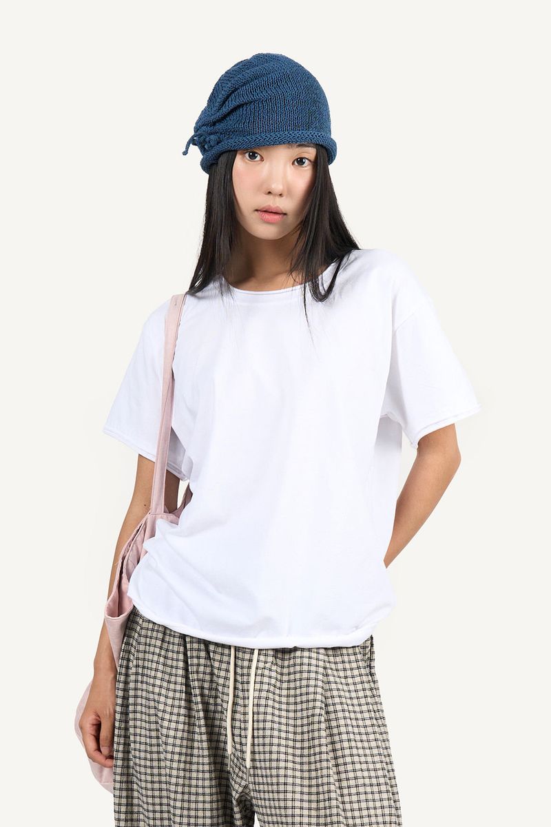Raucohouse(ラウコハウス)の「Modal soft cutoff t-shirt(Tops)」