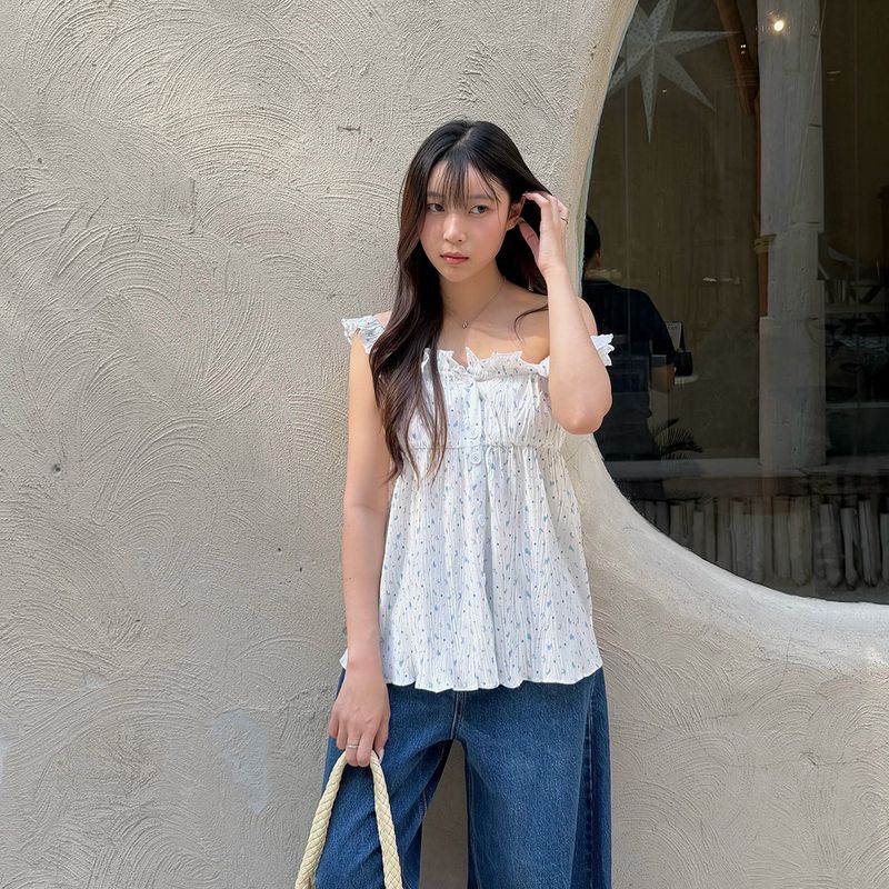 JELLYPLEASE（ジェリープリーズ）の「Twinkle top | original print fabric（Tops）」