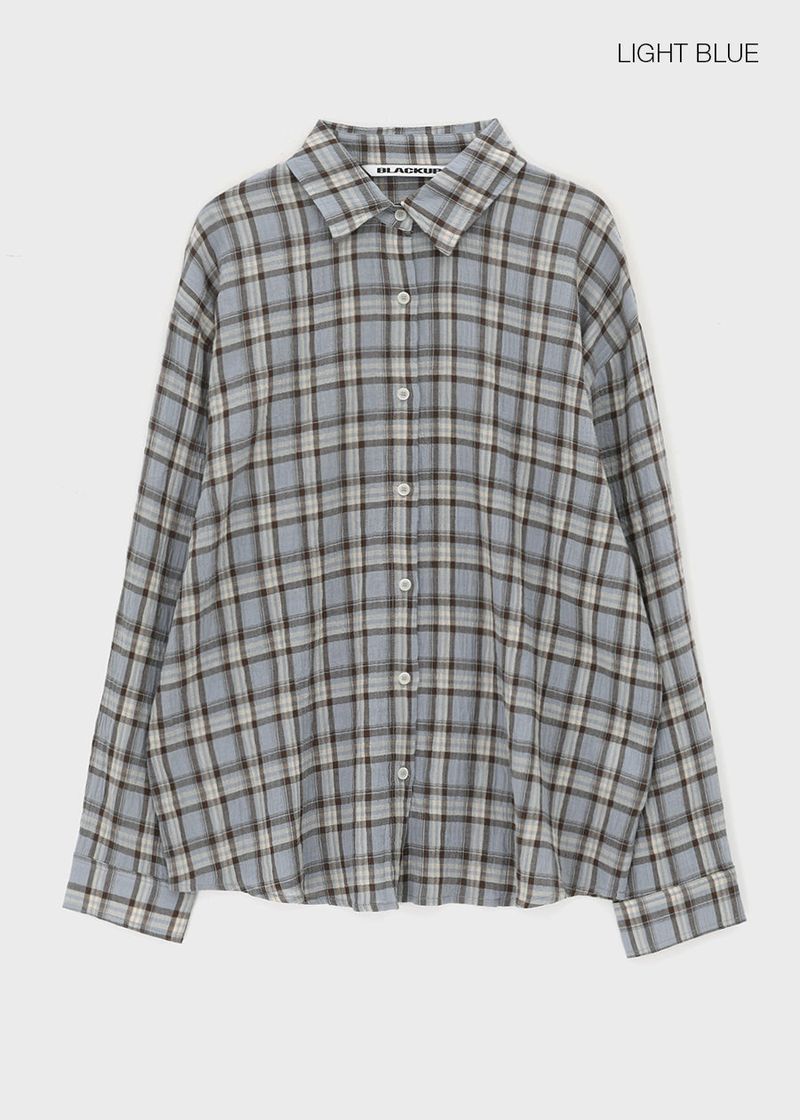 [MADE] Lukael Loose-Fit Check Shirt