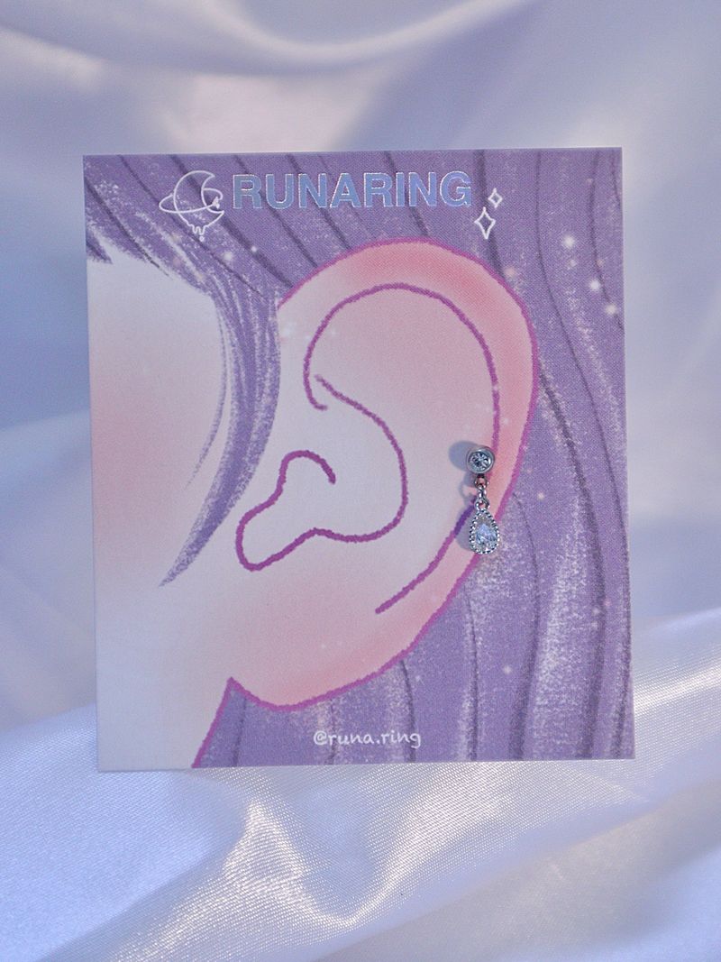 water drop cubic piercing