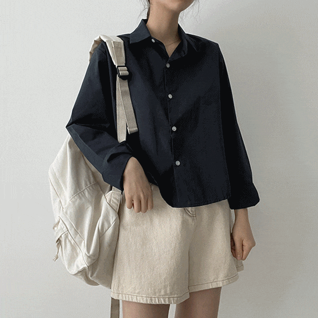 Hani half Crop Shirt