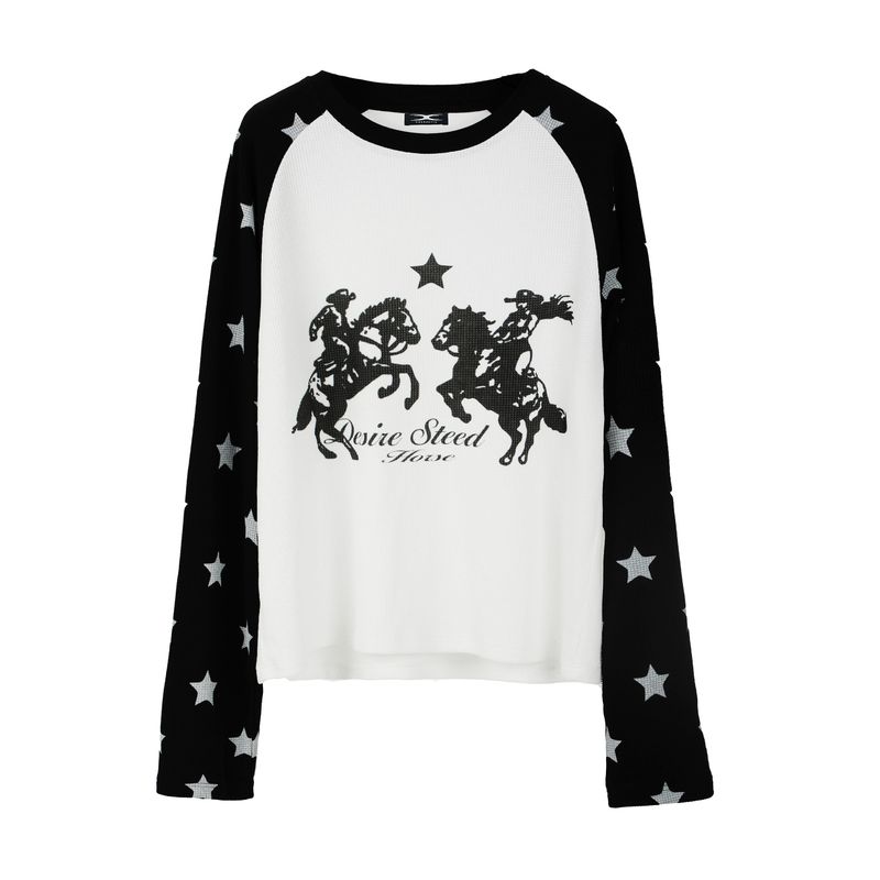 SEXXDEVIL（セックスデビル）の「SEXXDEVIL "DESIRE" スターワッフルTシャツ（トップス）」
