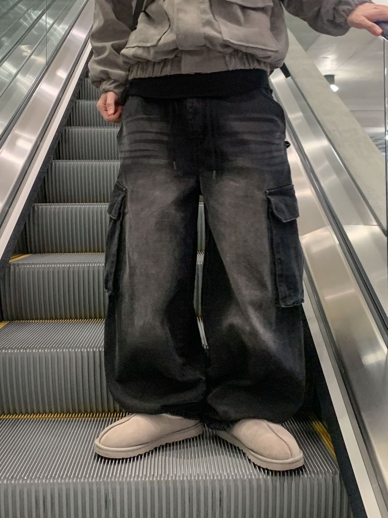 Dement Balloon Cargo Denim
