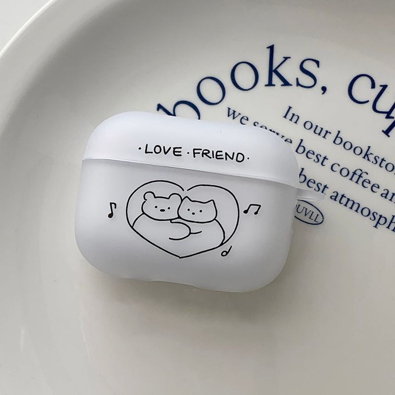 Love Friends AirPods Case_matt