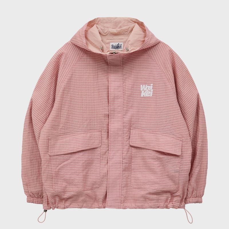 Reversible Check Windbreaker