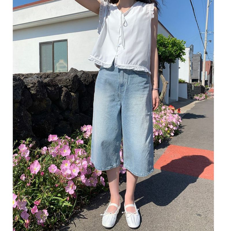 mirinaero(ミリネロ)の「Nuggle 3/4 capri wide pants(Pants)」