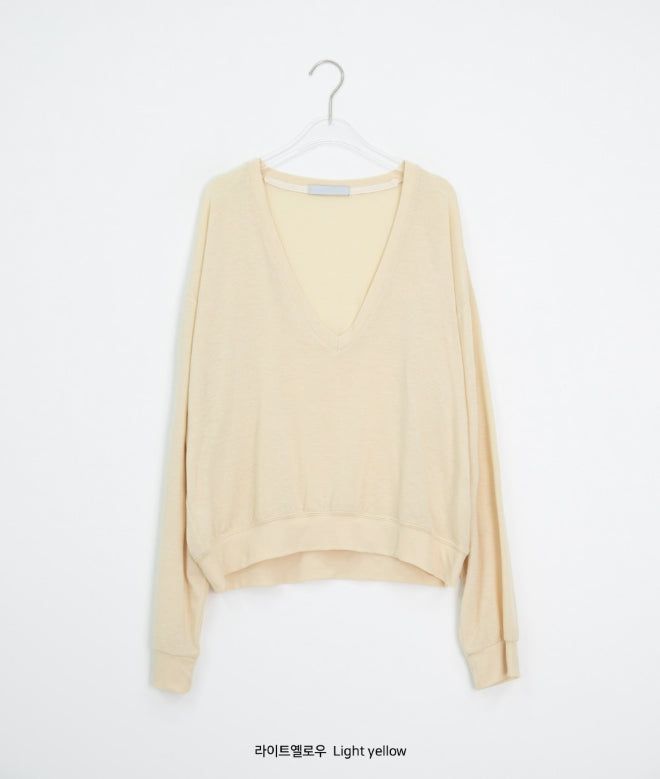 Tecto Summer V-Neck Loose-Fit Knit