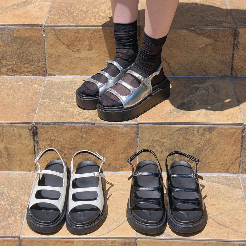 SHOEHI（シューハイ）の「Artemis strap platform sandals_S0558 (3Colors)（Shoes）」