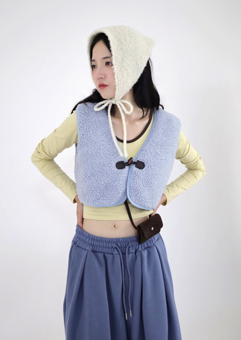Bubbly Fur vest(4colors)