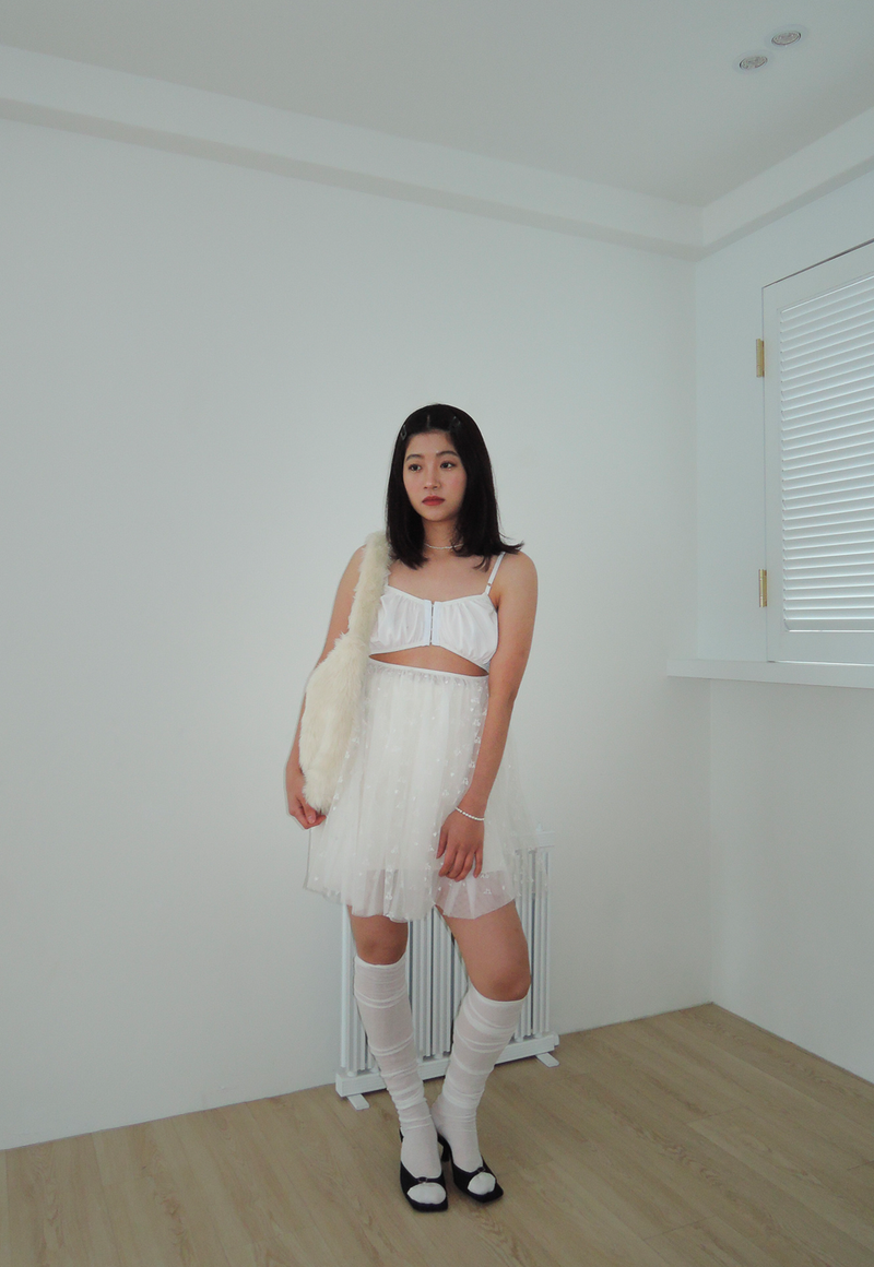 SHAKIRI(シャキリ)の「SHASHA TULLE DRESS _WHITE(Dresses)」