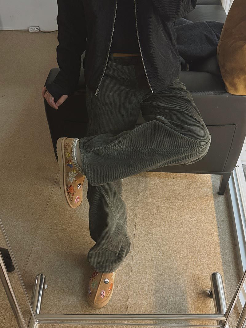 [Premium] Corduroy 3D Dyeing Pants (2color)